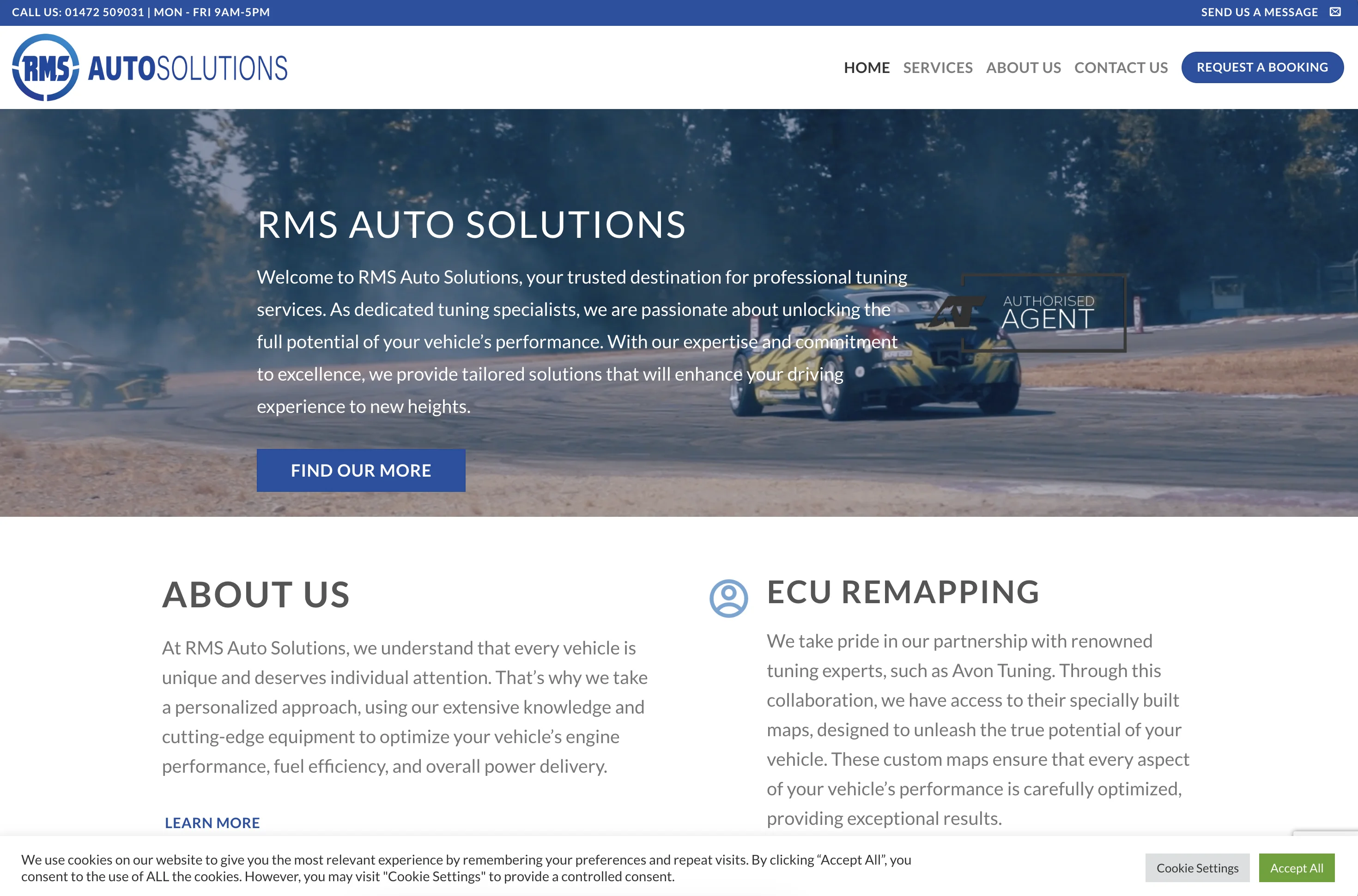 RMS Auto Solutions project screenshot